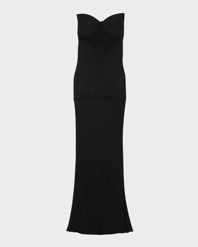 Pamela Strapless Knit Maxi Dress